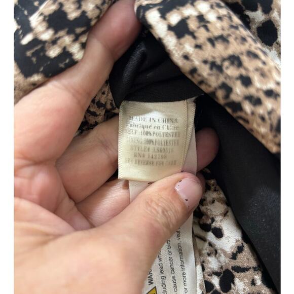 LoveRiche Women S Snakeskin Long Skirt Back Zipper Bold Animal Print - Picture 4 of 7